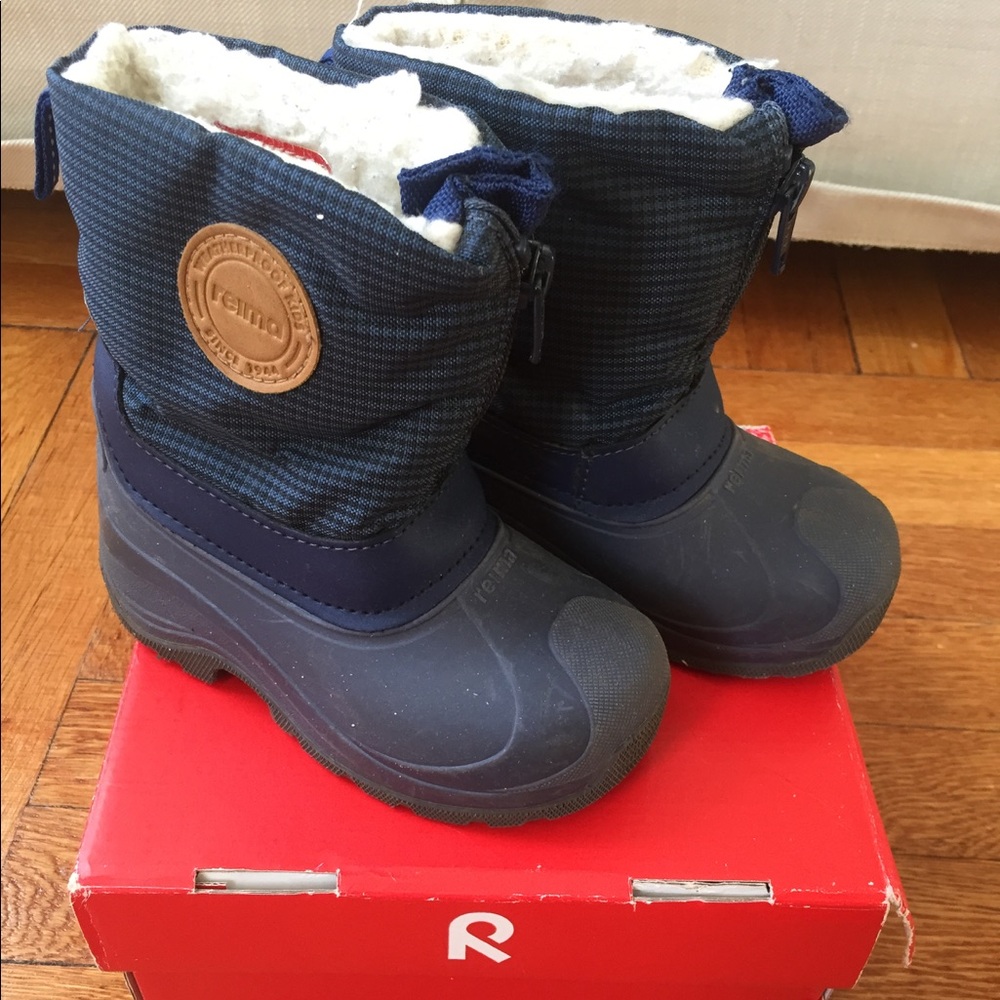 Reima toddler winter weatherproof boots, 6-7US